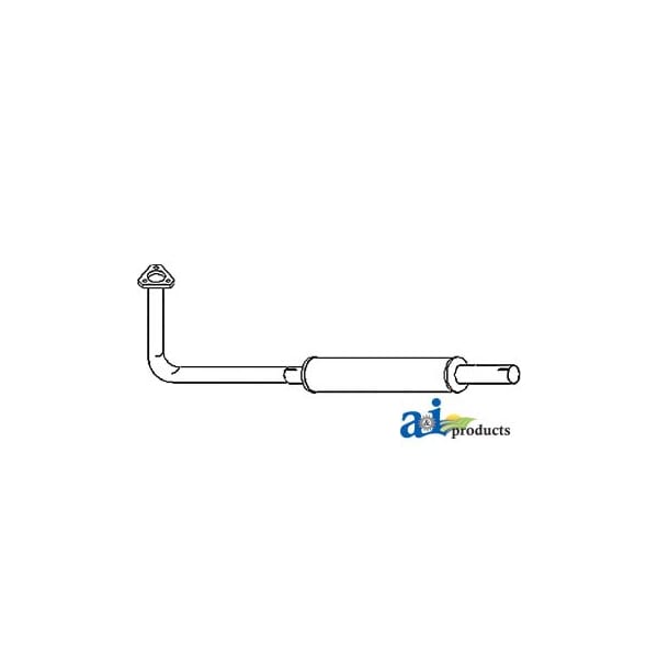 MUFFLER 63" x20.5" x5"